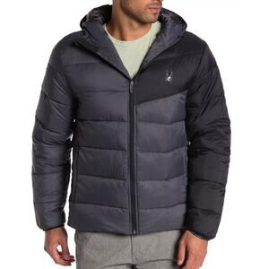 Spyder Thermaweb XT Colorblock Hooded Puffer Jacket